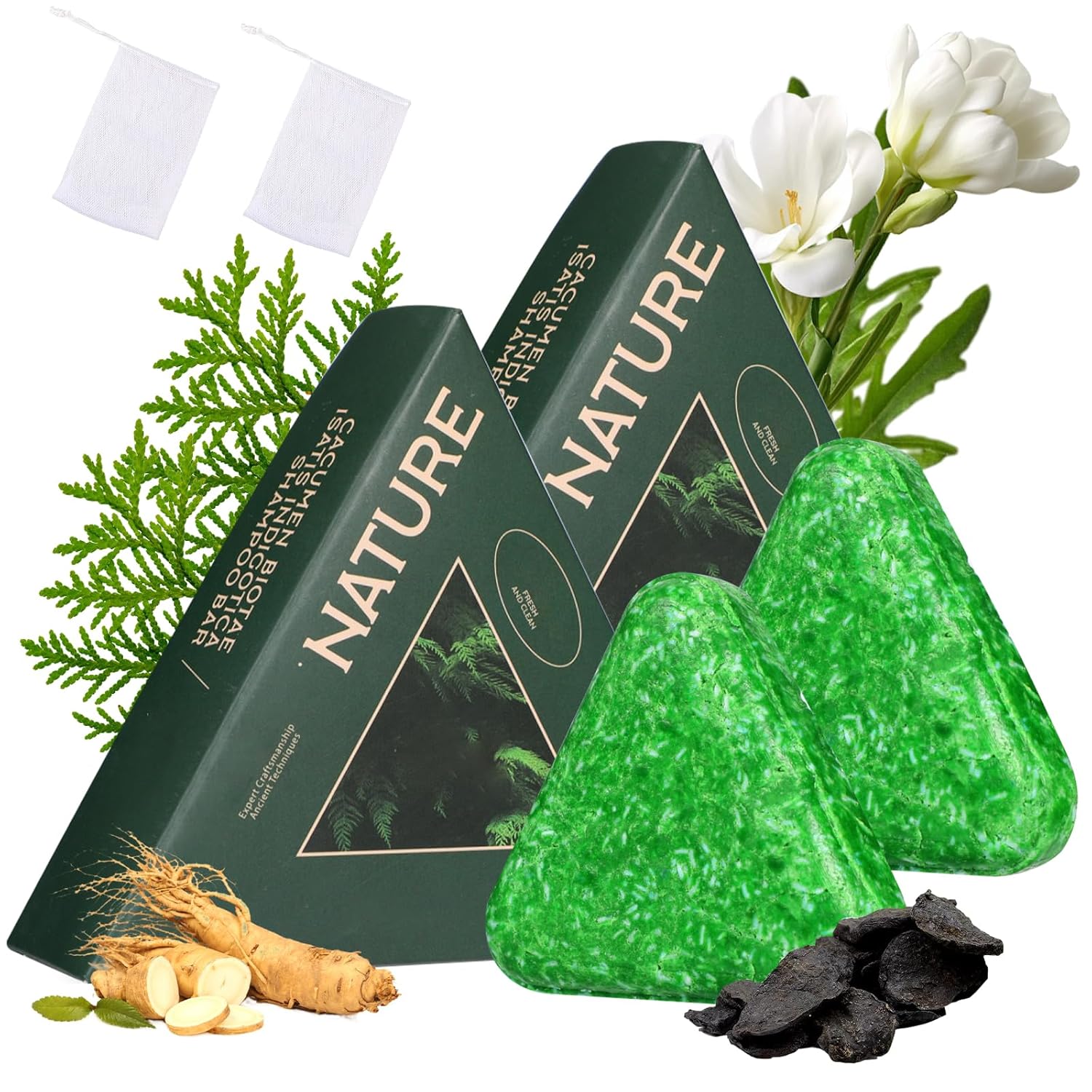 Bărbierit Natural cu Săpun Verde