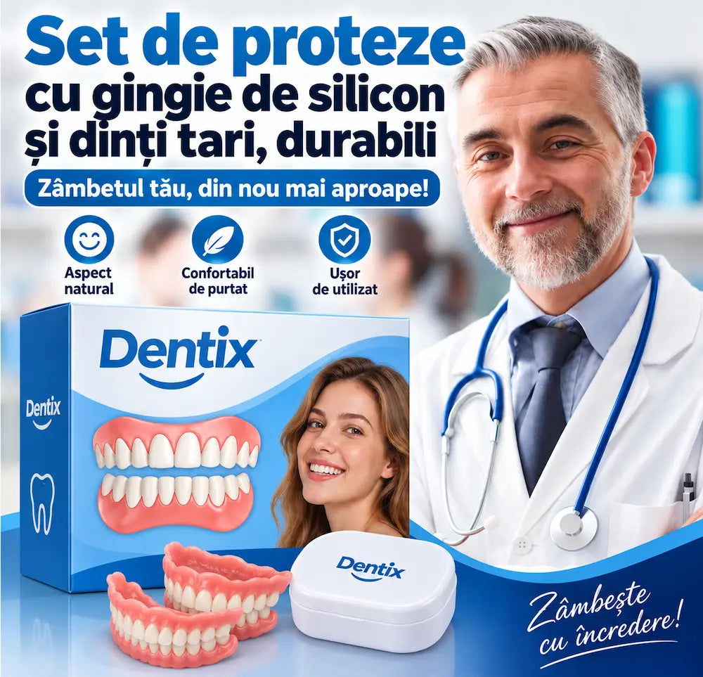 Proteza Universală Dentix cu Fixare Ușoară