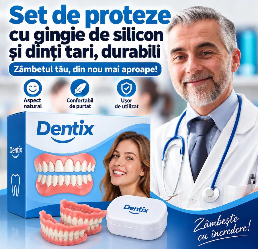 Proteza Universală Dentix cu Fixare Ușoară